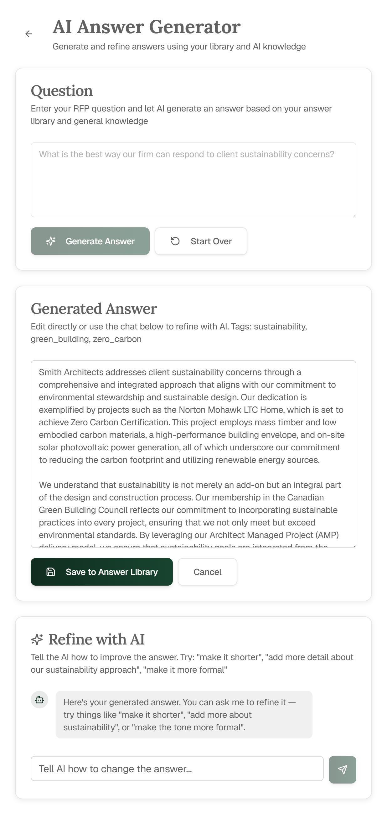 AI Answer Generator